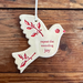 Ceramic Christmas Bird