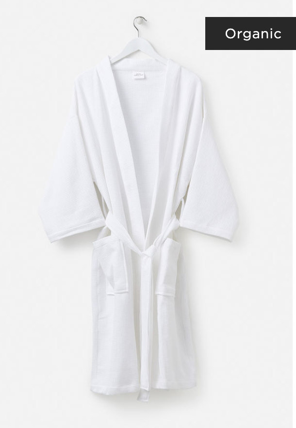 Waffle Organic Bath Robe