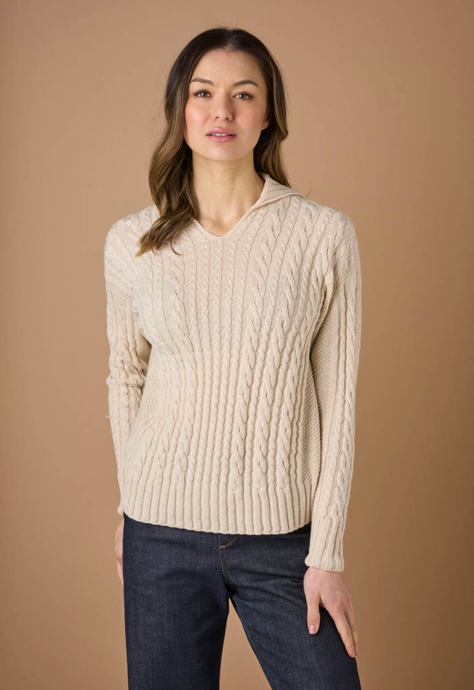 Frida Cable Texture Jumper
