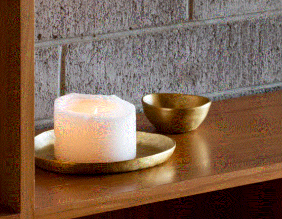 Pebble Brass Tray