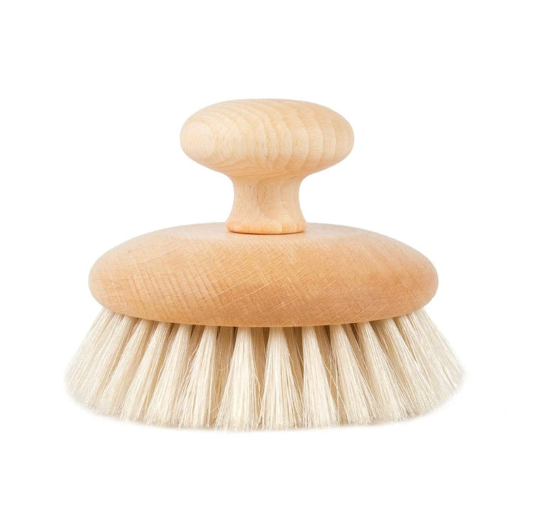Beechwood Bath Brush - Round