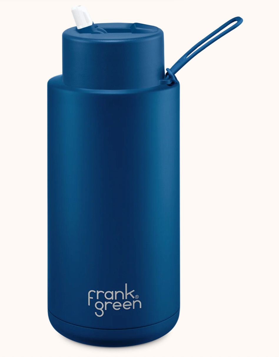 Reusable Bottle with Straw Lid (34oz)
