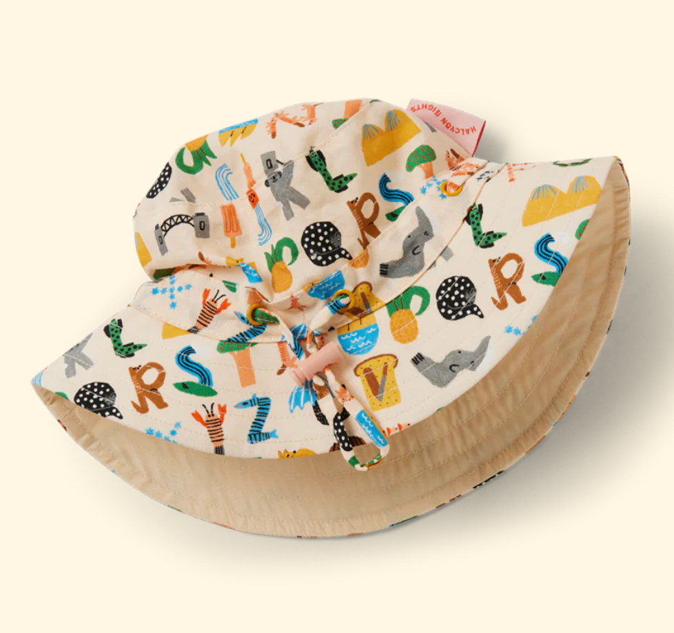 Kids Sun Hat - ABC Down Under