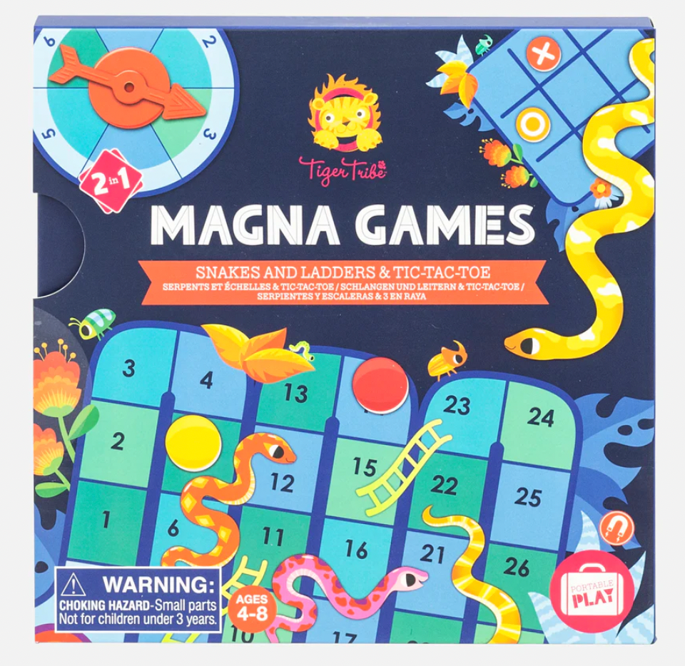 Magna Games - Snakes & Ladders +Tic Tac Toe