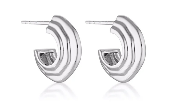 Contour Chubby Hoop Earrings