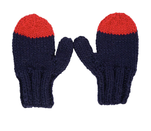 Sunrise Mittens - Navy
