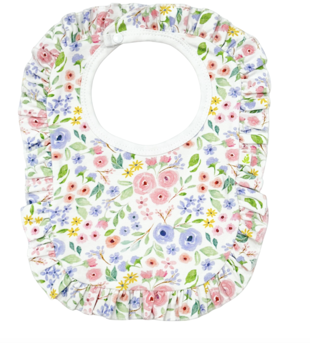 Frill Reversible Bib - Baby Bloom