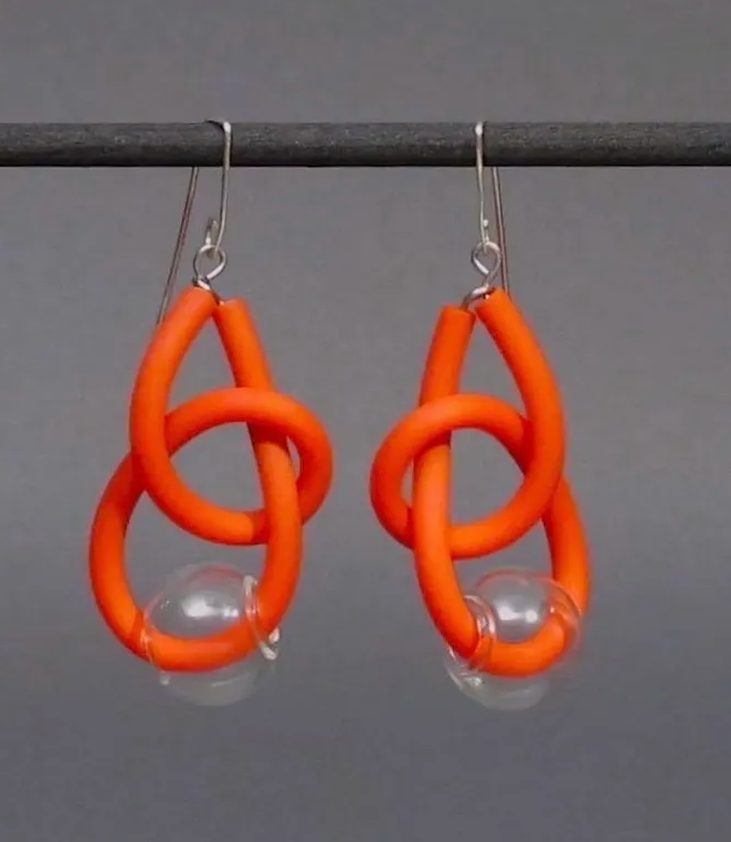 Pretzel Earrings