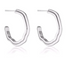 Contour Hoop Earrings