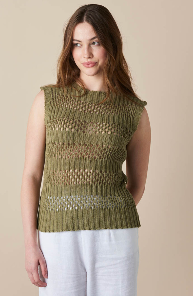 Iris Chunky Crochet Top