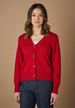 Agnes Jersey V Neck Cardigan