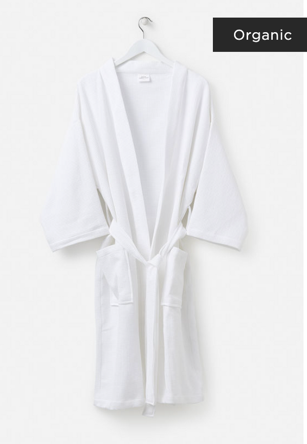 Waffle Organic Bath Robe