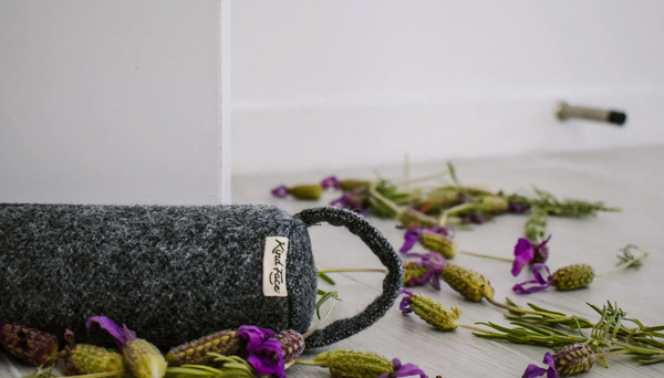 Felted NZ Wool Draught Stopper