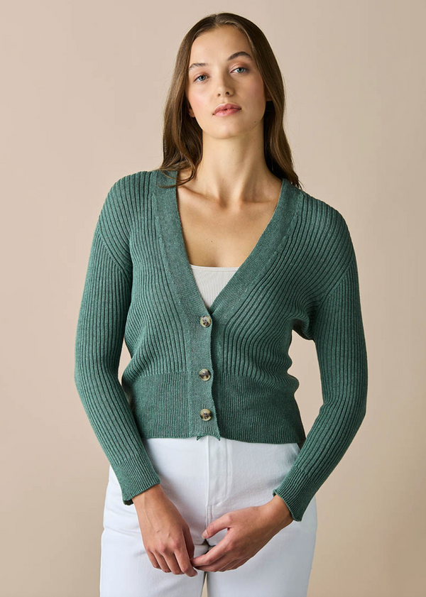 Wednesday Rib Cardigan (Cotton)