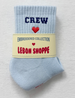 Embroidered Crew Socks