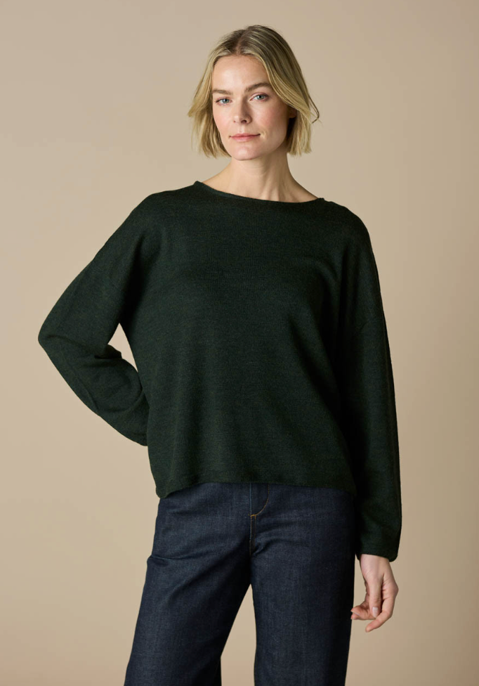 Adele Jersey Crew Boxy Jumper