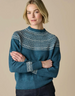 Ingrid Two Colour Fair Isle Jumper