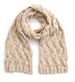 Mabel Aran Cable Scarf