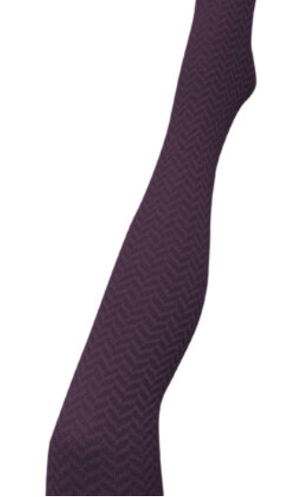 Herringbone Merino Wool Tights