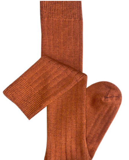 Long Rib Merino Socks