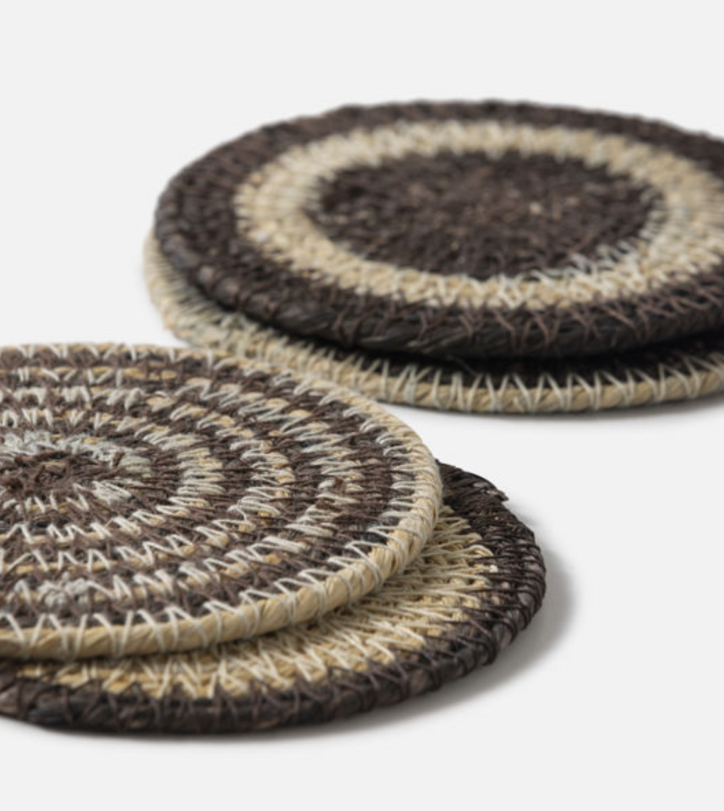Agora Woven Coaster Set/4
