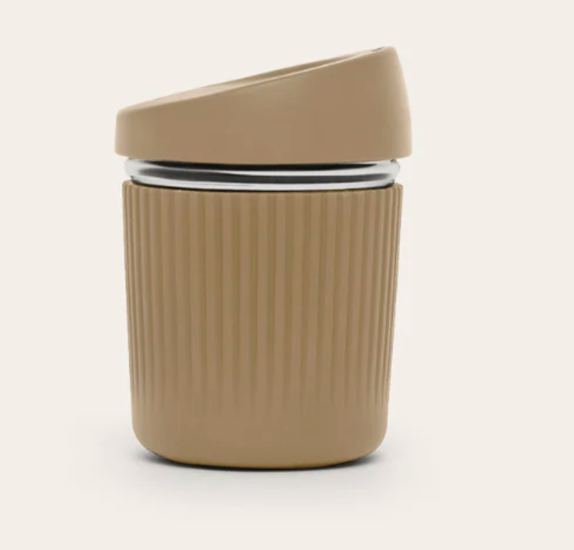 Reusable Glass Coffee Cup
