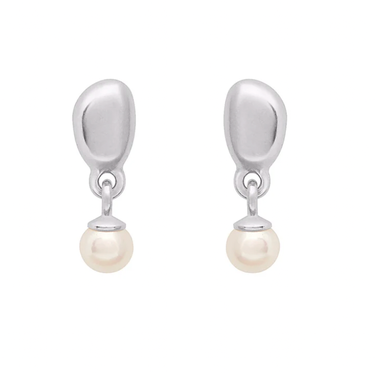 Alga Pearl Drop Earrings