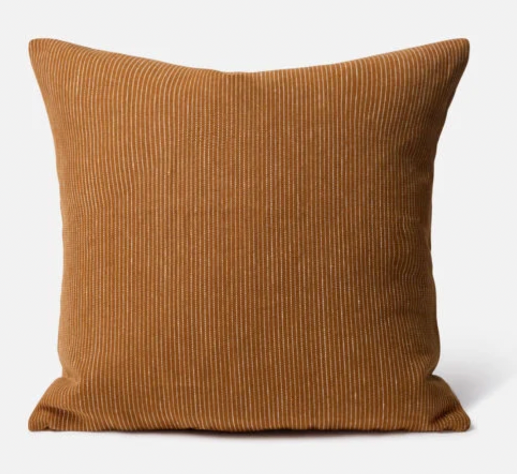 Fine Stripe Linen Cushion 55x 55 cm