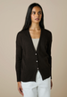 Edith V Neck Jersey Cardigan