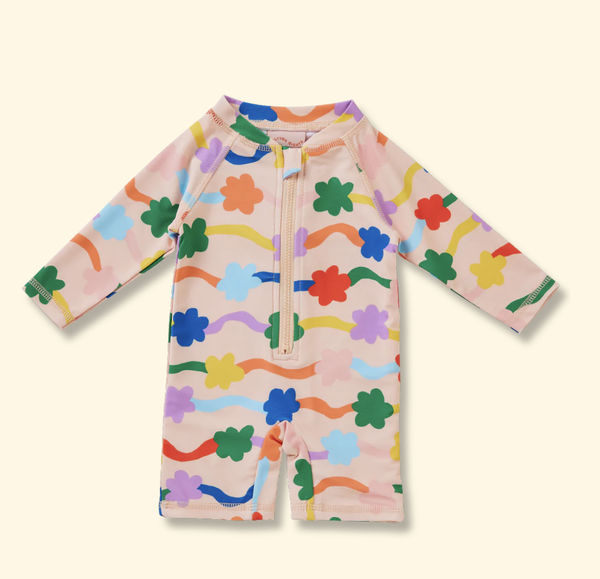 Flower Flow Swim Super Suit