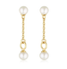 Lacy Pearl Drop Earring