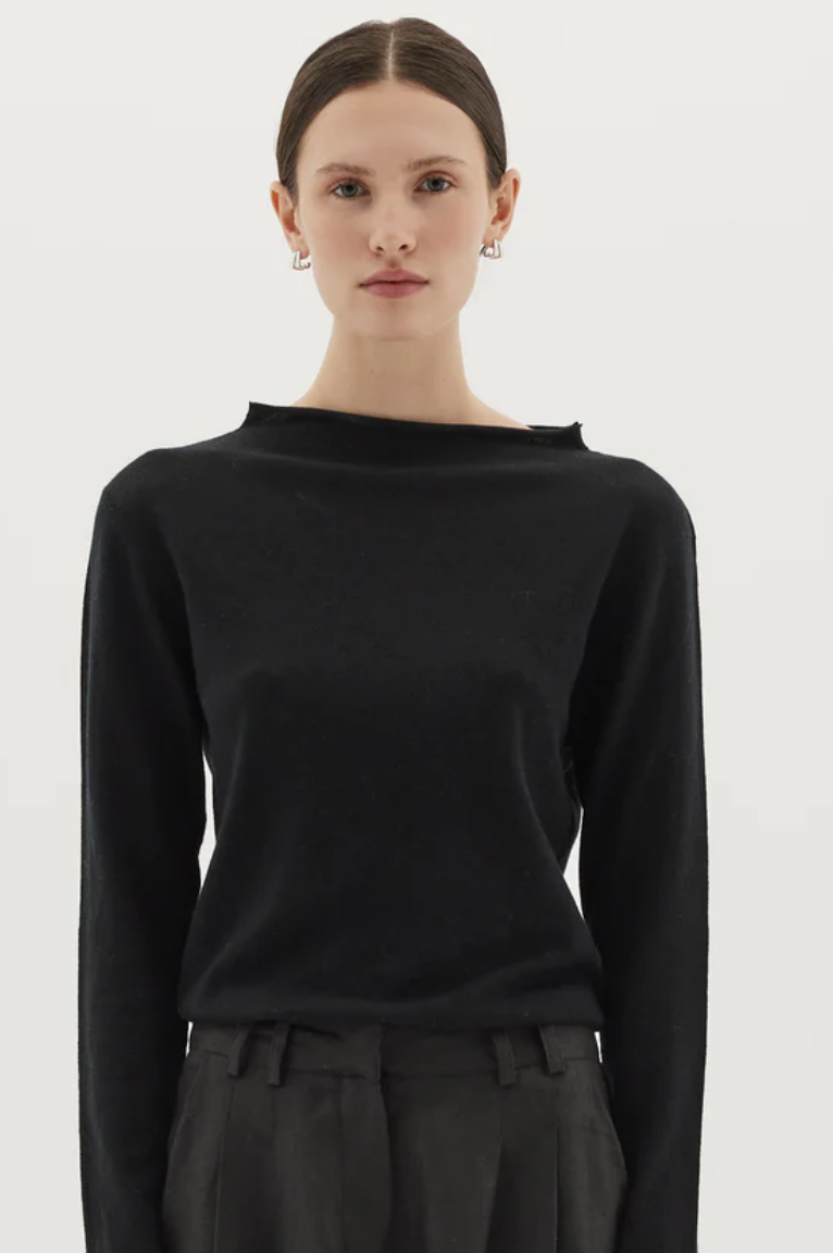 Funnel Neck Top