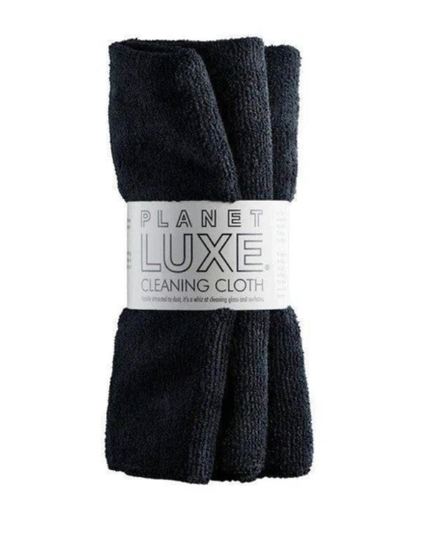 Cleaning Cloth Plush Black 2 Pack
